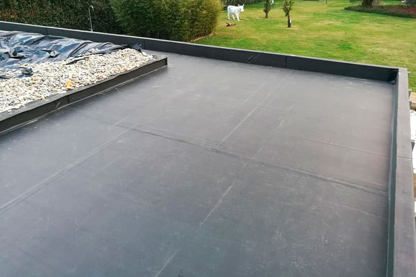 Impermeabilización con membrana de caucho EPDM